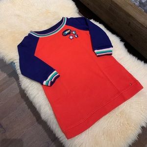 Tommy Hilfiger two-tone dress with cute patches